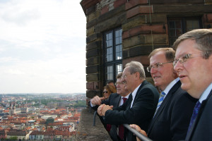Der Blick auf die Stadt von der Festung Marienberg faszinierte auch Christian Ude.