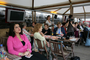 Gespannt hörten die Gäste den Ausführungen Brigitte Zypries' zum Thema Gleichstellung Homosexueller zu.